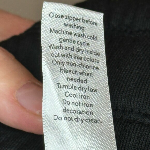 Athleta Bounce Back Jogger Pants Womens Size M Black Drawstring Zip - Picture 6 of 7